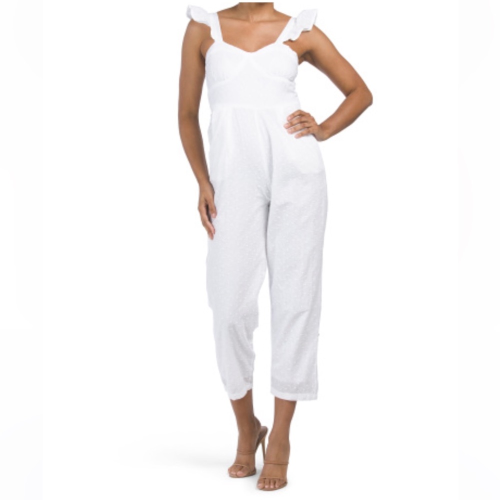 Japna NWT Small white jumpsuit